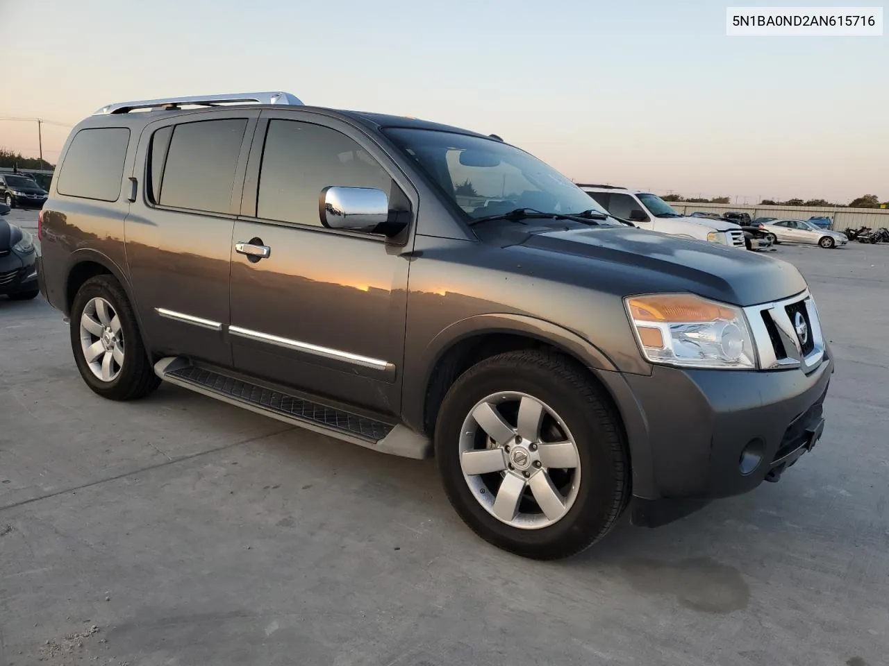 2010 Nissan Armada Se VIN: 5N1BA0ND2AN615716 Lot: 73530354