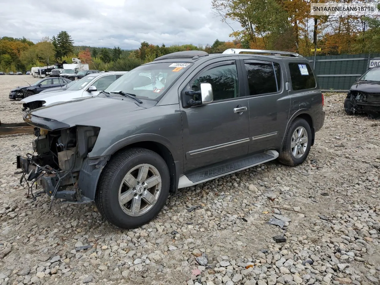 2010 Nissan Armada Platinum VIN: 5N1AA0NE6AN618798 Lot: 73664634