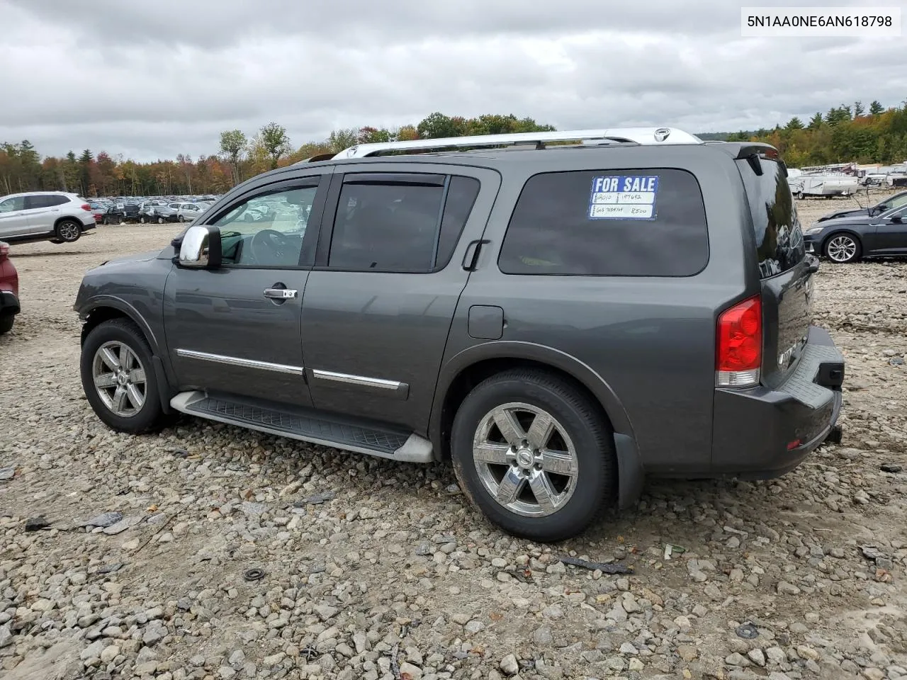 2010 Nissan Armada Platinum VIN: 5N1AA0NE6AN618798 Lot: 73664634