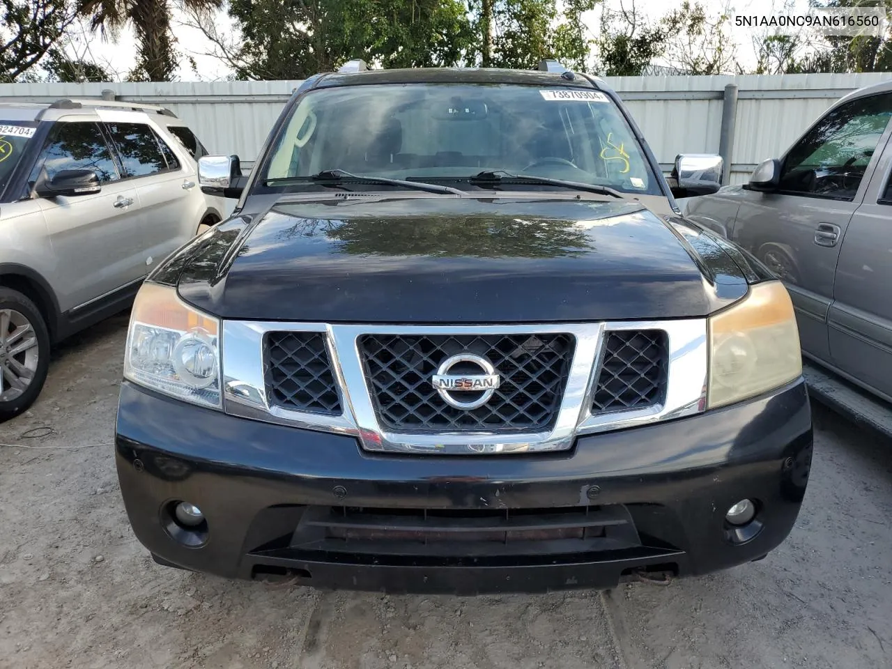 2010 Nissan Armada Se VIN: 5N1AA0NC9AN616560 Lot: 73870904