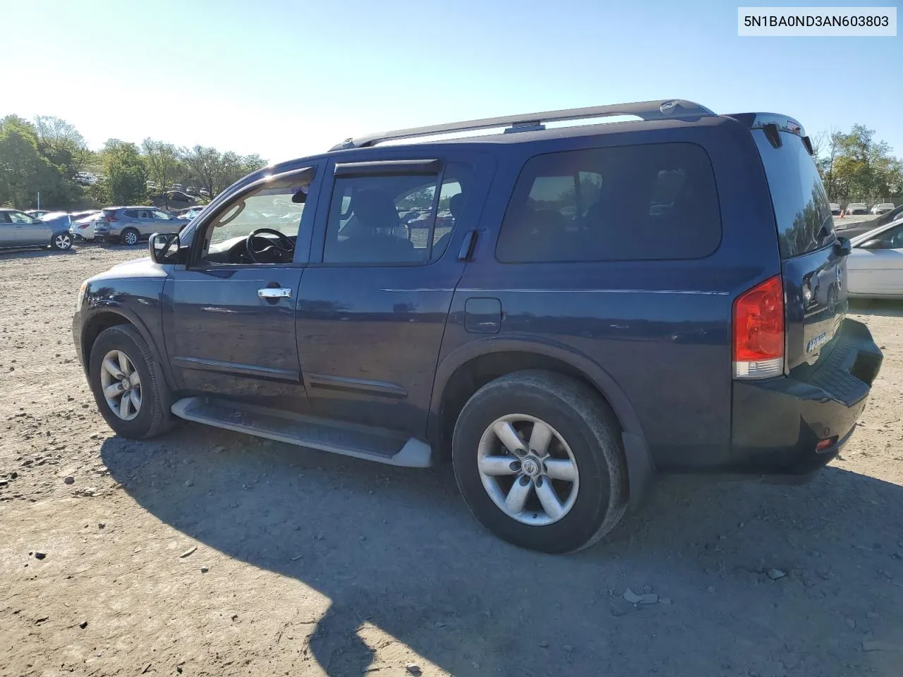 2010 Nissan Armada Se VIN: 5N1BA0ND3AN603803 Lot: 74584714