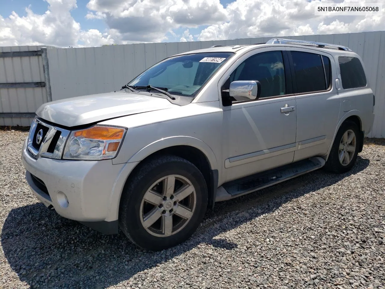 2010 Nissan Armada Platinum VIN: 5N1BA0NF7AN605068 Lot: 75186814