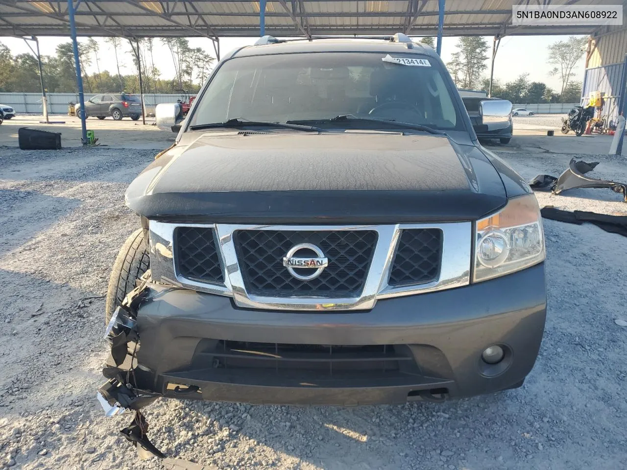 2010 Nissan Armada Se VIN: 5N1BA0ND3AN608922 Lot: 75213414