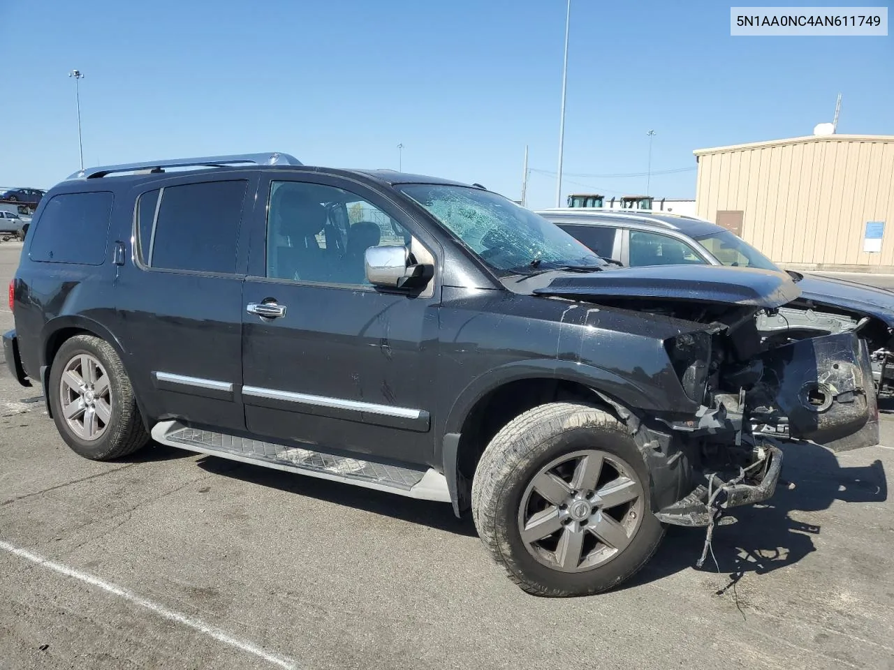 2010 Nissan Armada Se VIN: 5N1AA0NC4AN611749 Lot: 75238134