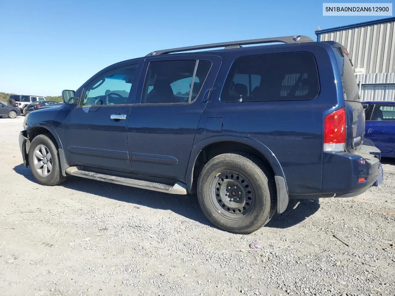 2010 Nissan Armada Se VIN: 5N1BA0ND2AN612900 Lot: 75276594