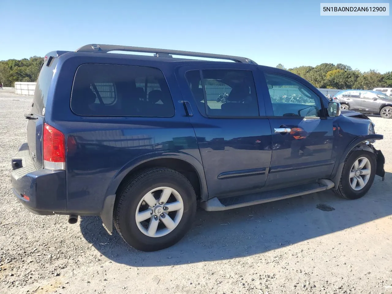 2010 Nissan Armada Se VIN: 5N1BA0ND2AN612900 Lot: 75276594