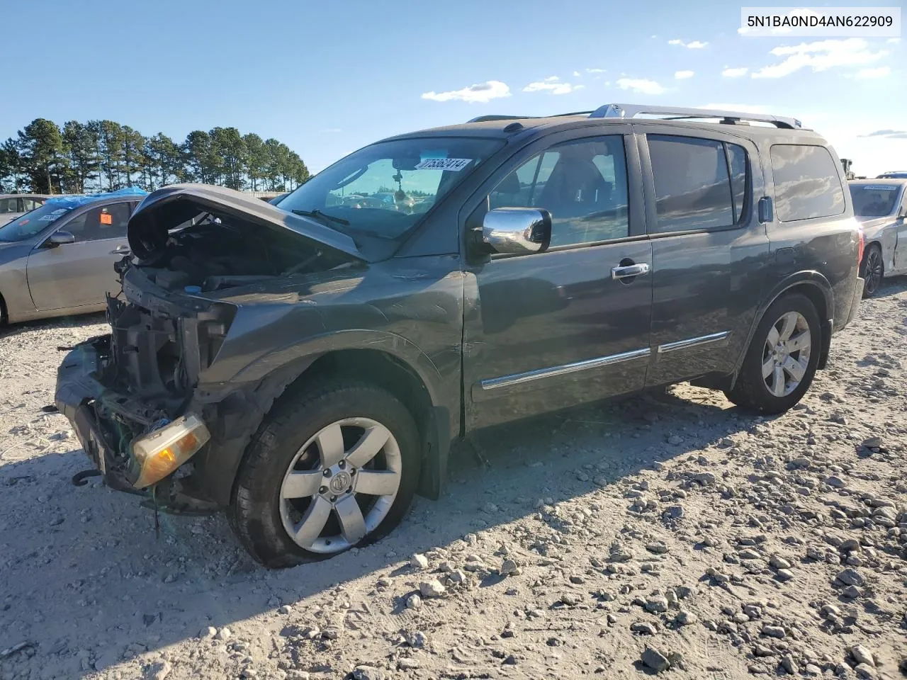 2010 Nissan Armada Se VIN: 5N1BA0ND4AN622909 Lot: 75362414