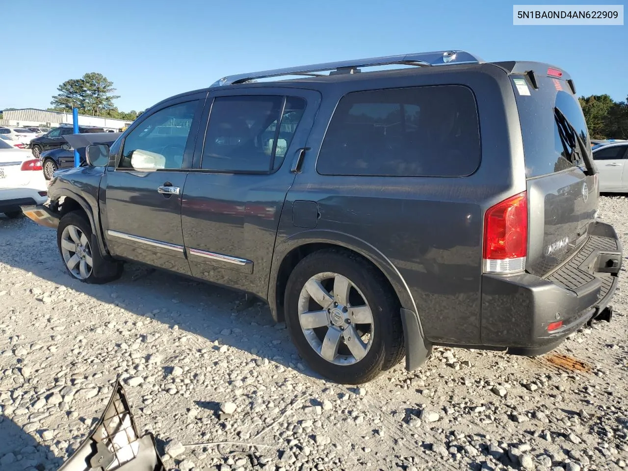 2010 Nissan Armada Se VIN: 5N1BA0ND4AN622909 Lot: 75362414