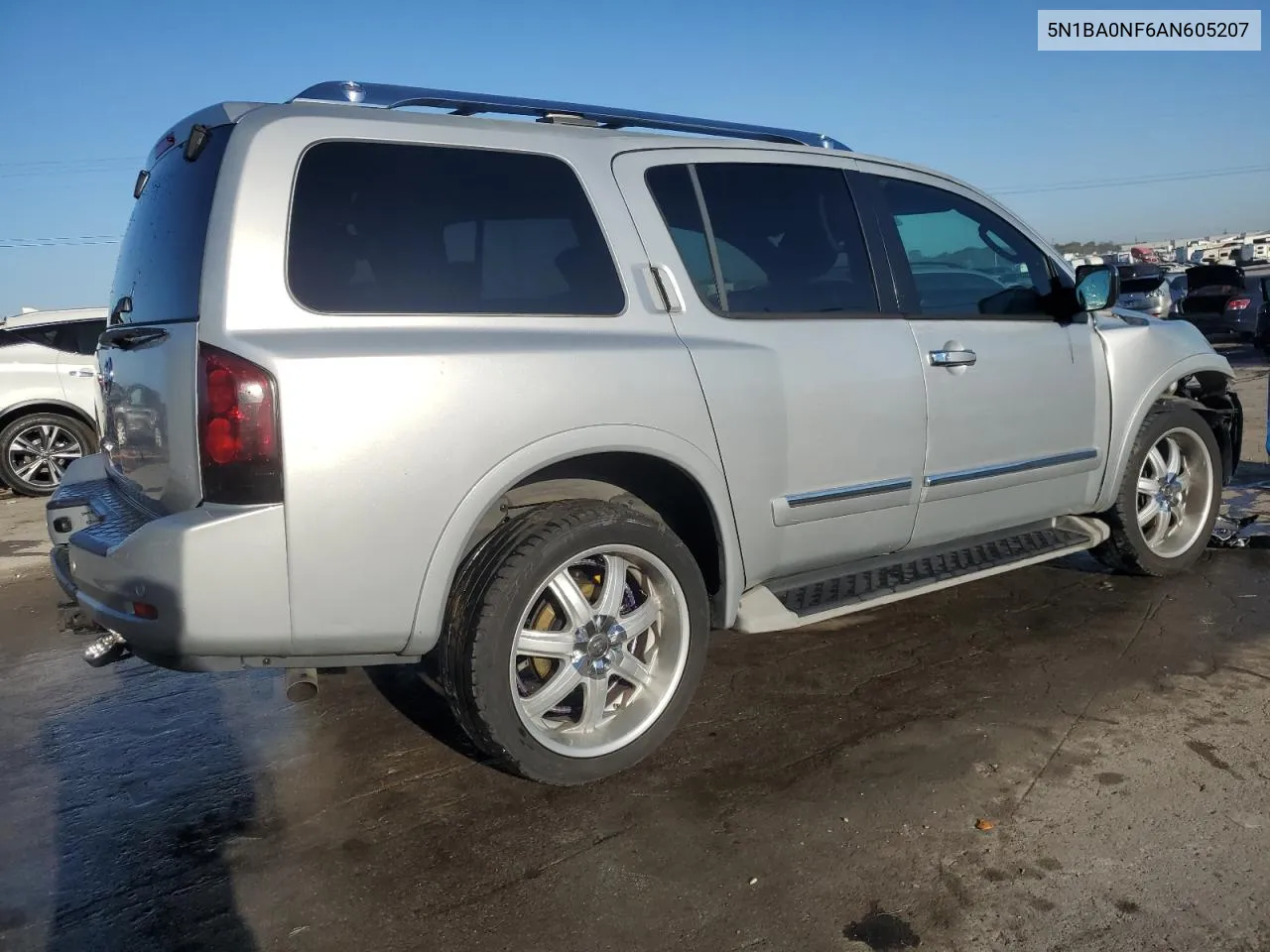 2010 Nissan Armada Platinum VIN: 5N1BA0NF6AN605207 Lot: 75483064