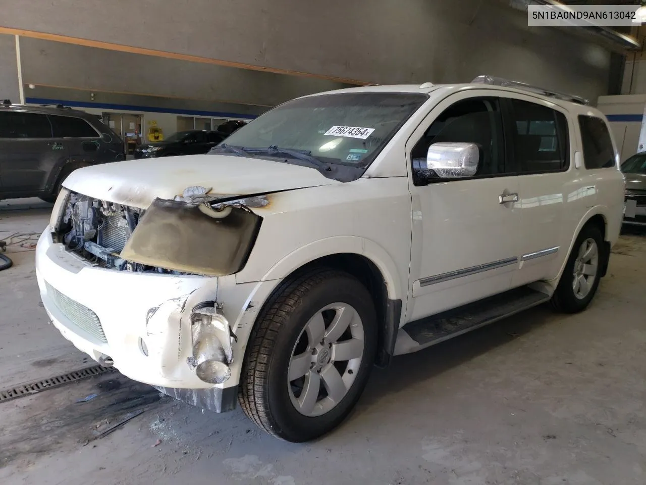 2010 Nissan Armada Se VIN: 5N1BA0ND9AN613042 Lot: 75674354