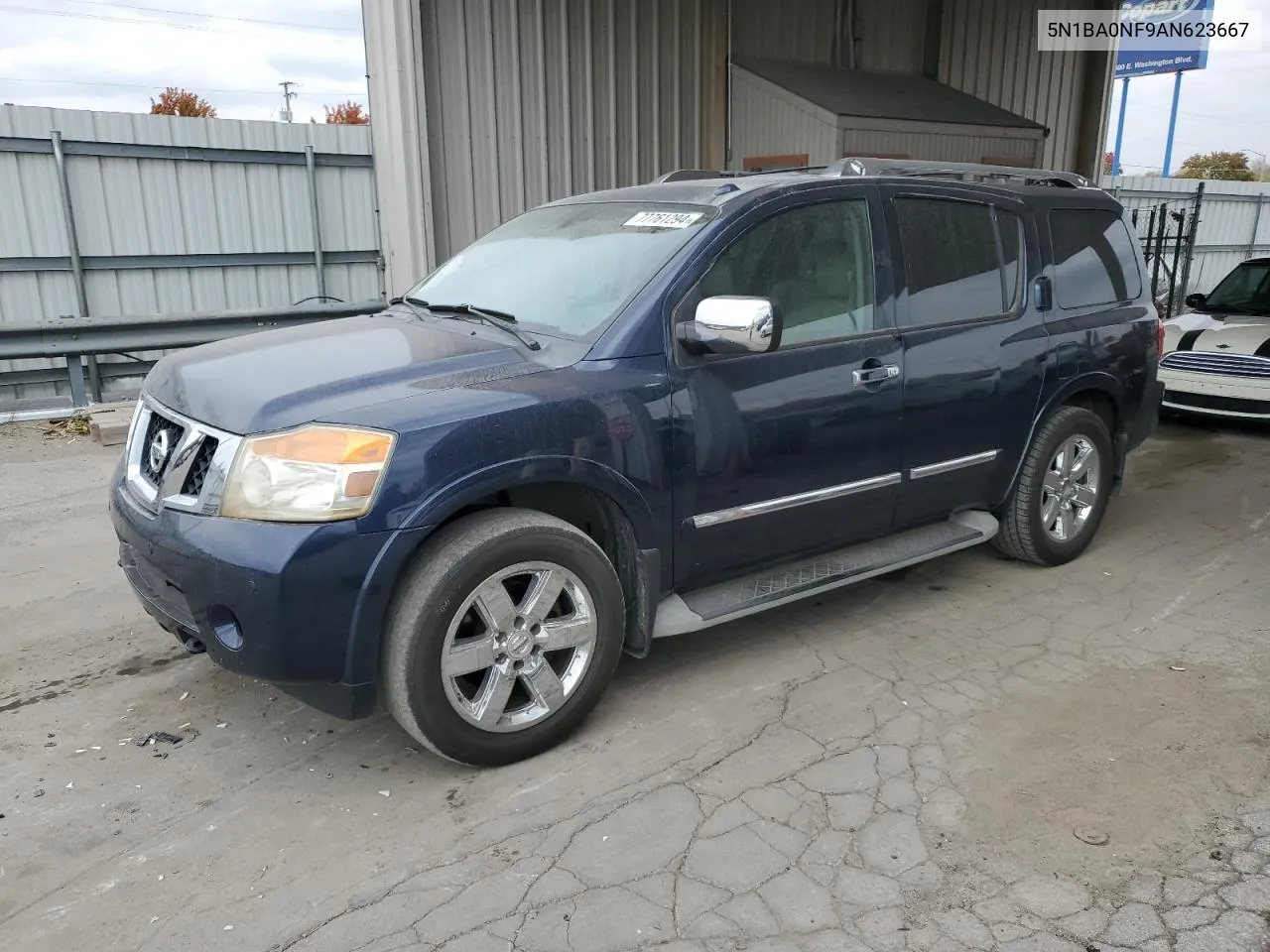 2010 Nissan Armada Platinum VIN: 5N1BA0NF9AN623667 Lot: 77761294