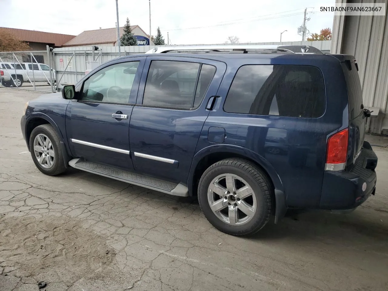 2010 Nissan Armada Platinum VIN: 5N1BA0NF9AN623667 Lot: 77761294