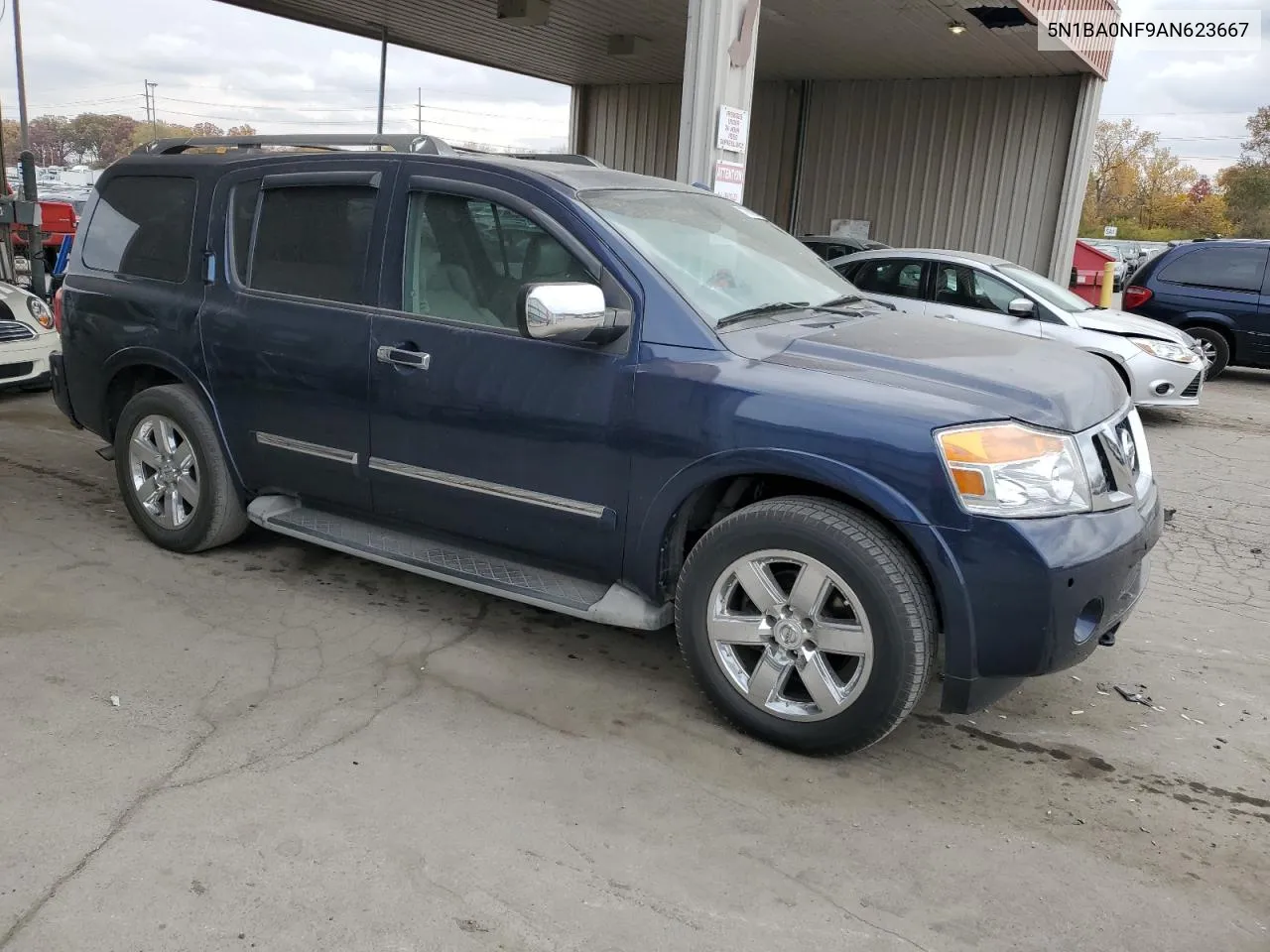 2010 Nissan Armada Platinum VIN: 5N1BA0NF9AN623667 Lot: 77761294