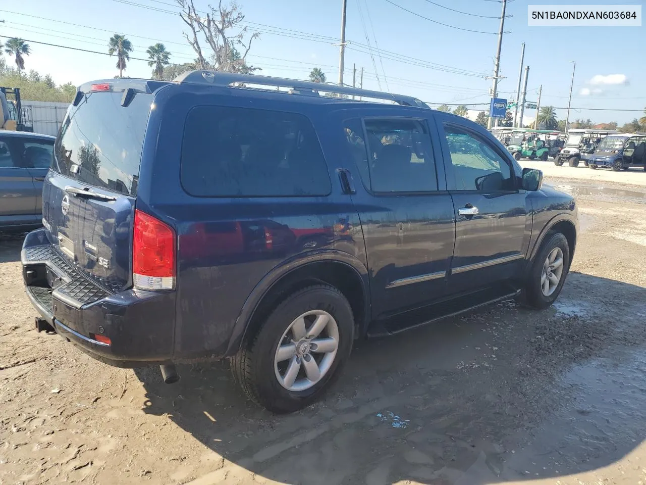 2010 Nissan Armada Se VIN: 5N1BA0NDXAN603684 Lot: 77956794