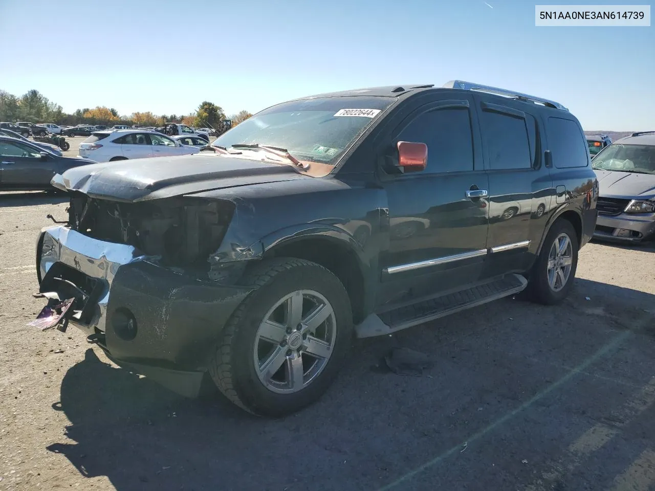 2010 Nissan Armada Platinum VIN: 5N1AA0NE3AN614739 Lot: 78022644