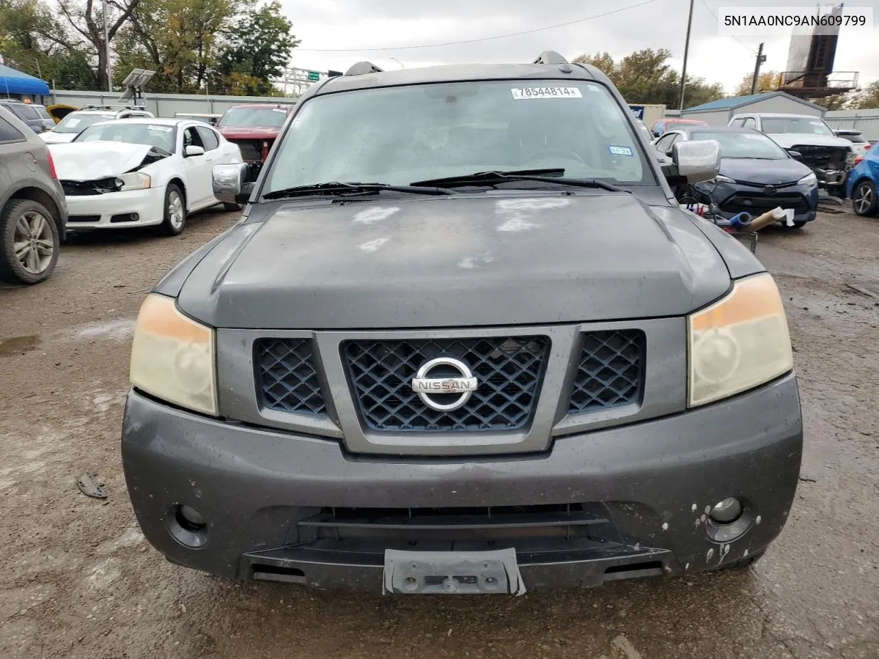 2010 Nissan Armada Se VIN: 5N1AA0NC9AN609799 Lot: 78544814