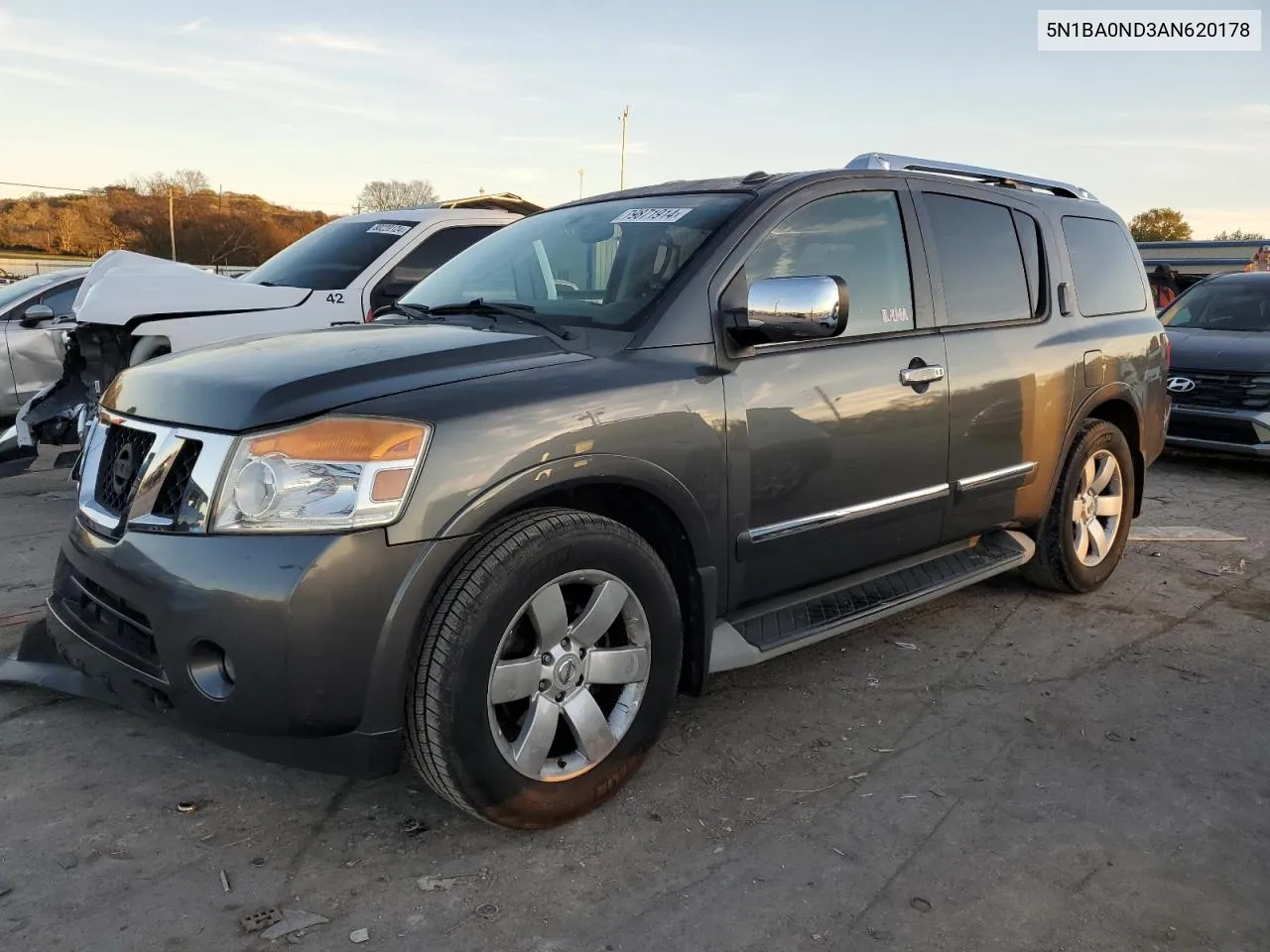 2010 Nissan Armada Se VIN: 5N1BA0ND3AN620178 Lot: 79871914