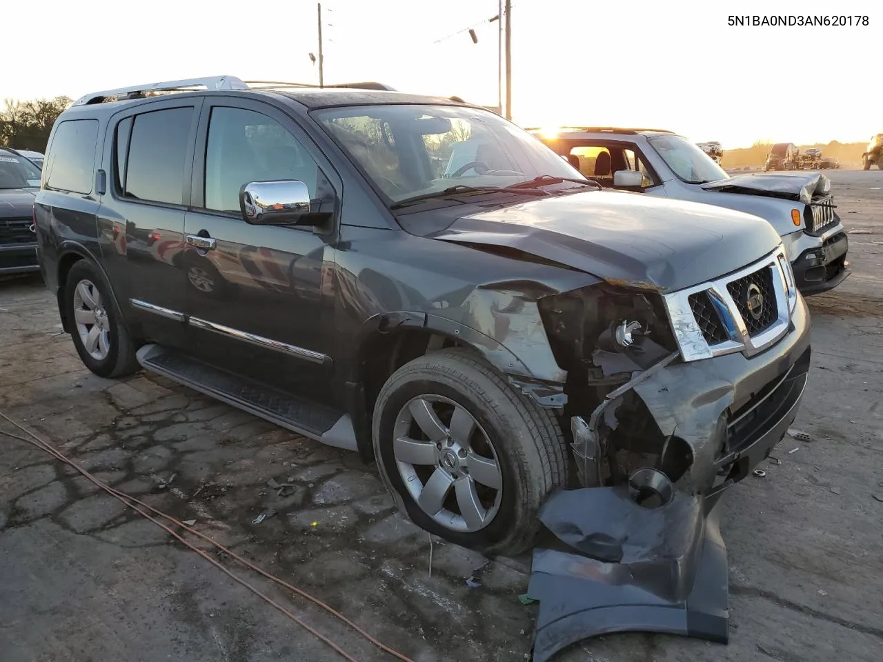 2010 Nissan Armada Se VIN: 5N1BA0ND3AN620178 Lot: 79871914