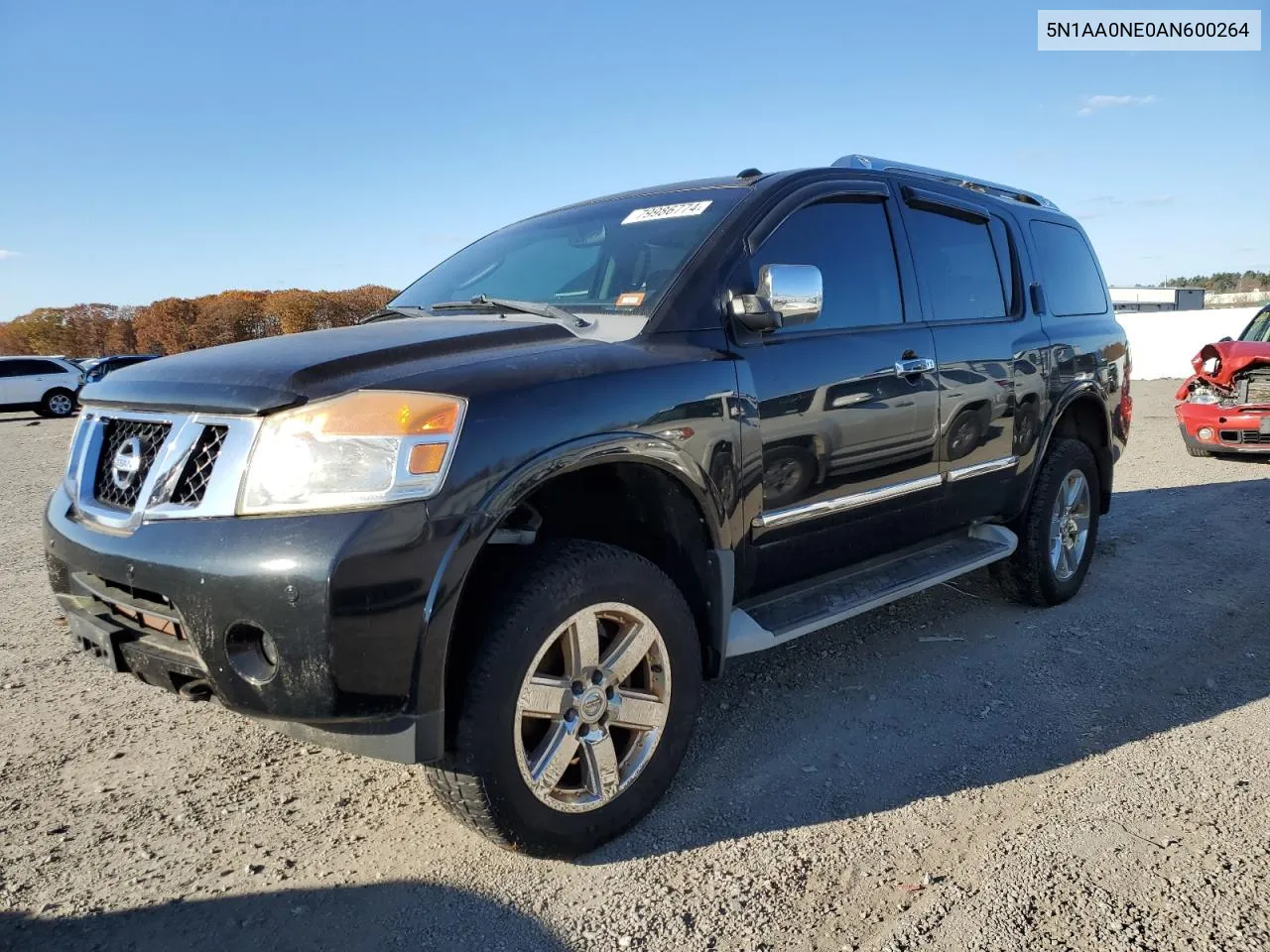 2010 Nissan Armada Platinum VIN: 5N1AA0NE0AN600264 Lot: 79986774