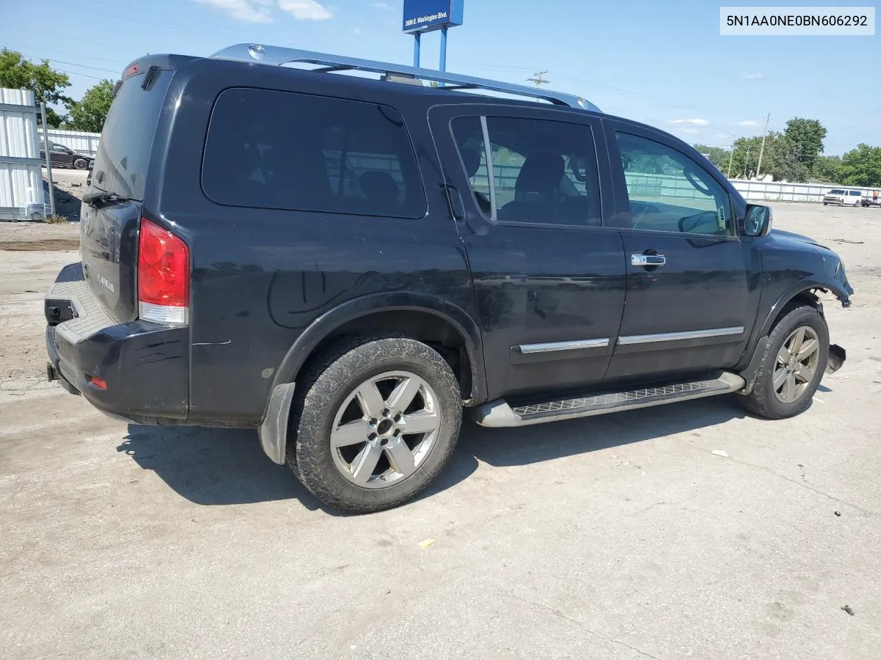 2011 Nissan Armada Platinum VIN: 5N1AA0NE0BN606292 Lot: 64831604