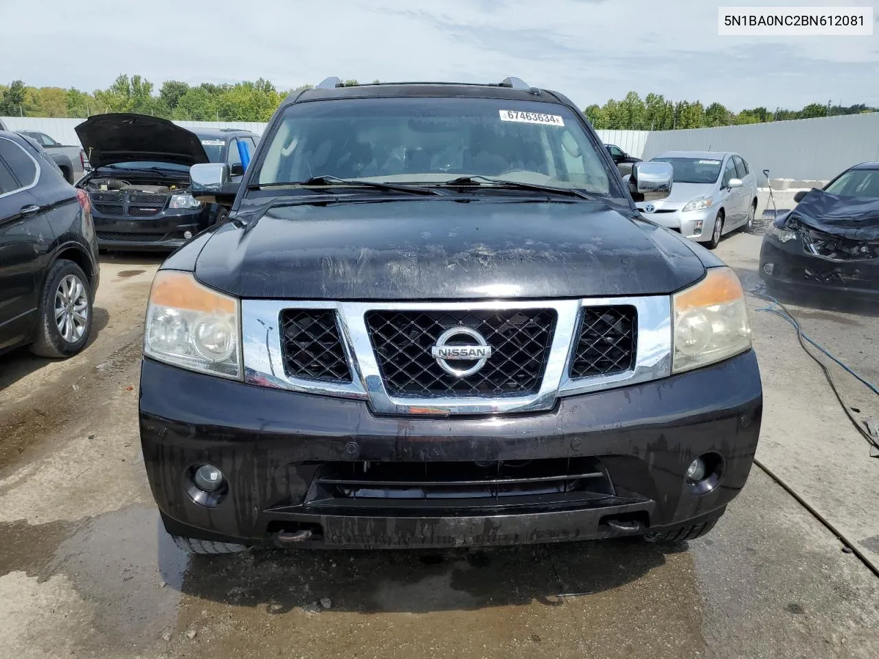 2011 Nissan Armada Sv VIN: 5N1BA0NC2BN612081 Lot: 67463634