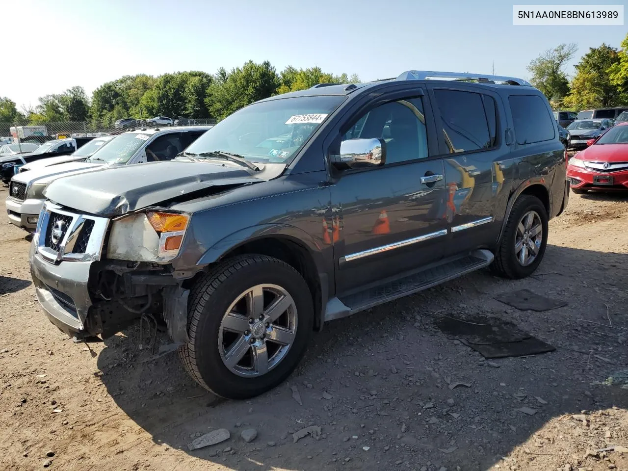 2011 Nissan Armada Platinum VIN: 5N1AA0NE8BN613989 Lot: 67753844