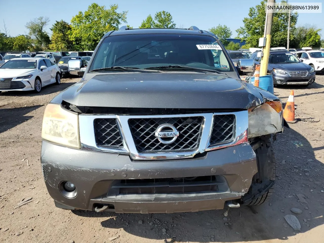 2011 Nissan Armada Platinum VIN: 5N1AA0NE8BN613989 Lot: 67753844