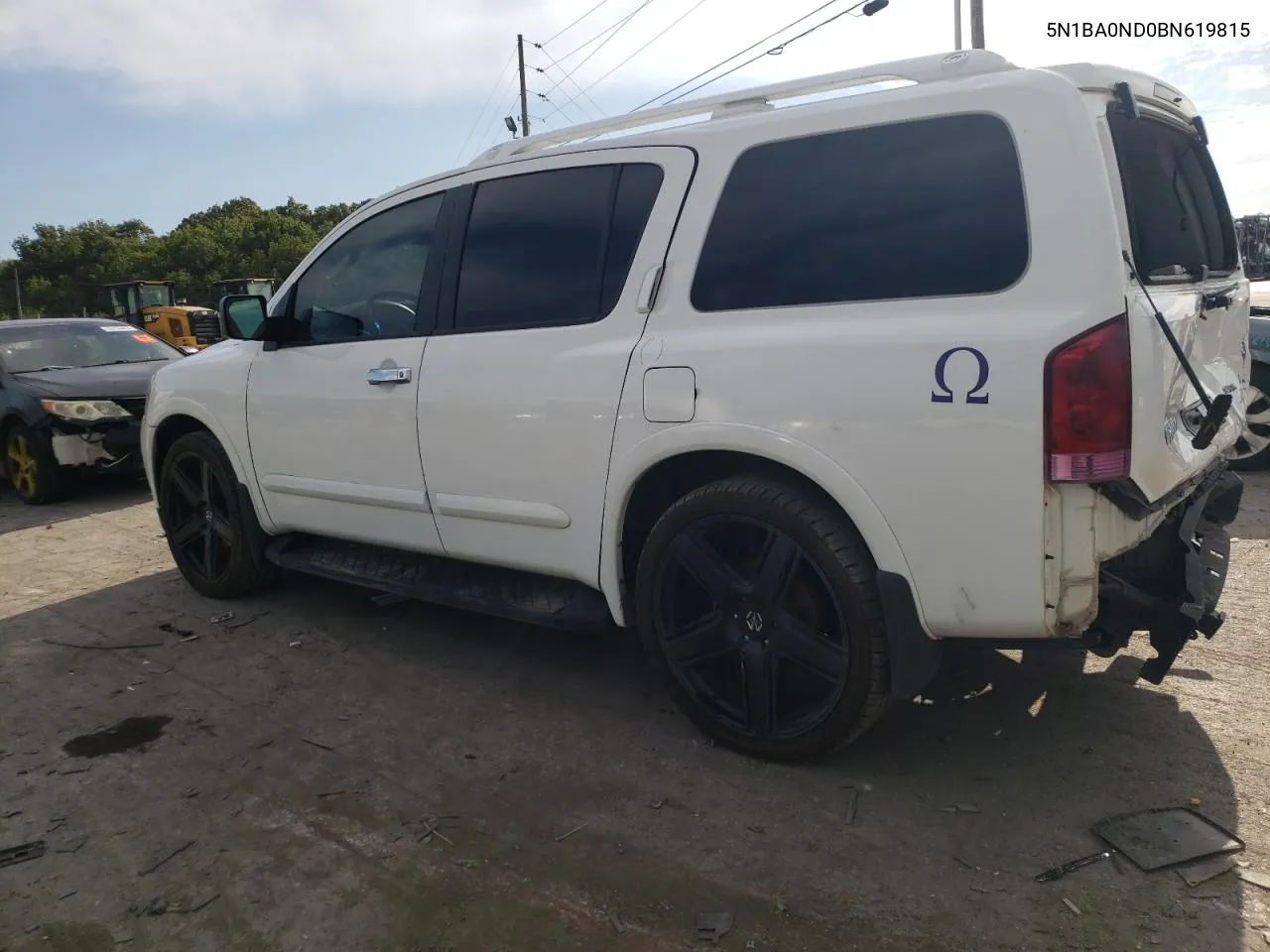 2011 Nissan Armada Sv VIN: 5N1BA0ND0BN619815 Lot: 68394804