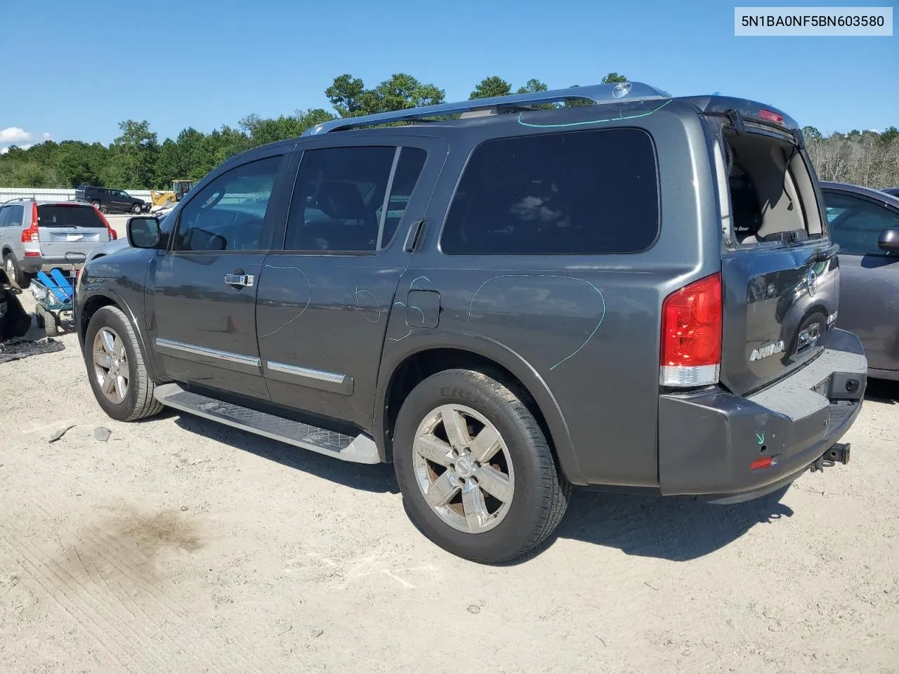 2011 Nissan Armada Platinum VIN: 5N1BA0NF5BN603580 Lot: 68932604