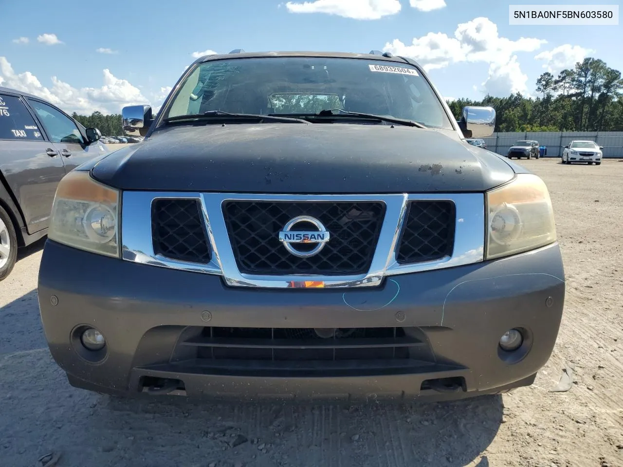 2011 Nissan Armada Platinum VIN: 5N1BA0NF5BN603580 Lot: 68932604