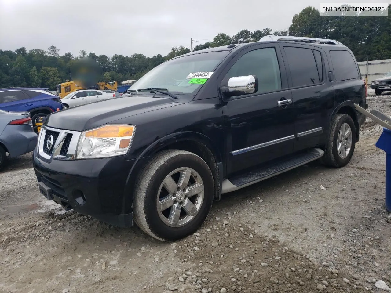 2011 Nissan Armada Platinum VIN: 5N1BA0NE8BN606125 Lot: 71346434