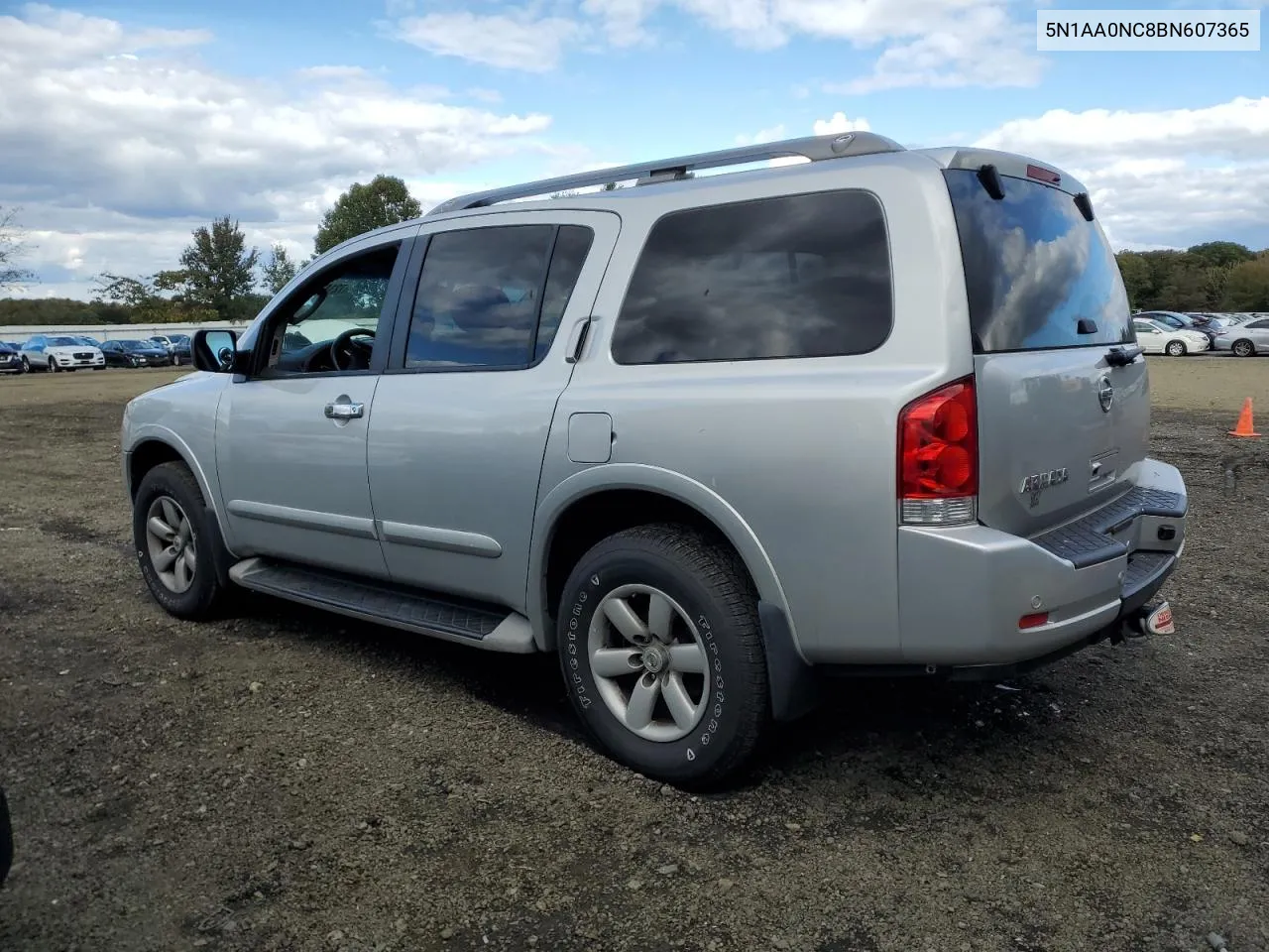 2011 Nissan Armada Sv VIN: 5N1AA0NC8BN607365 Lot: 72142193