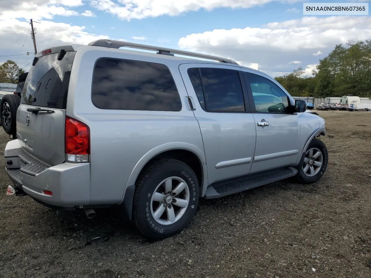 2011 Nissan Armada Sv VIN: 5N1AA0NC8BN607365 Lot: 72142193