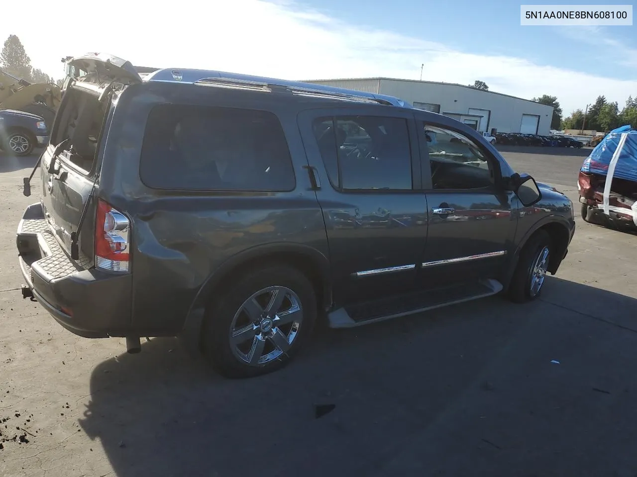 2011 Nissan Armada Platinum VIN: 5N1AA0NE8BN608100 Lot: 72642364