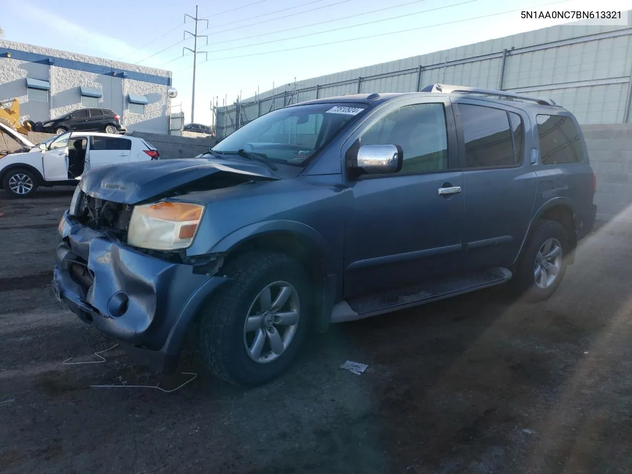 2011 Nissan Armada Sv VIN: 5N1AA0NC7BN613321 Lot: 72810924