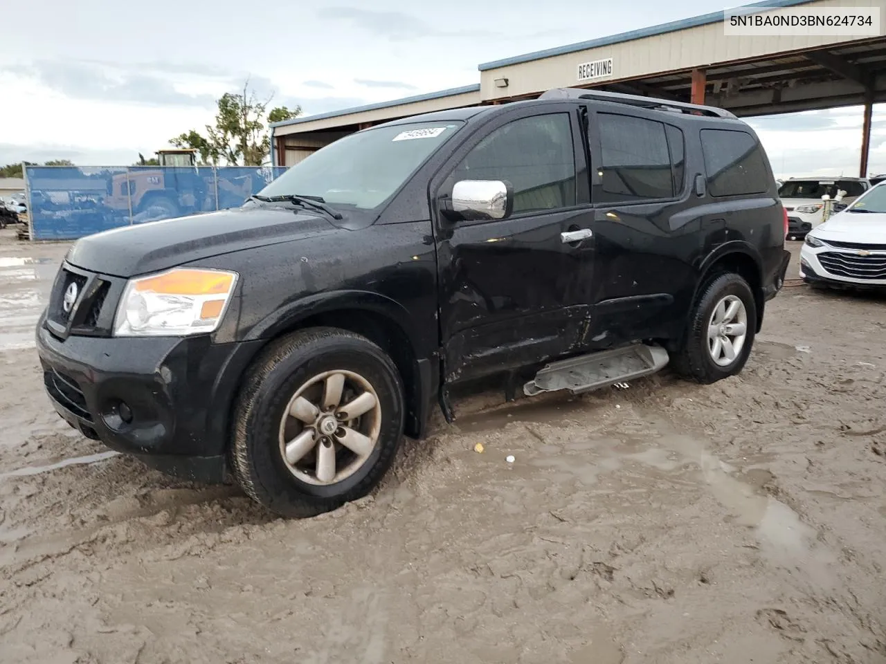 2011 Nissan Armada Sv VIN: 5N1BA0ND3BN624734 Lot: 73459664