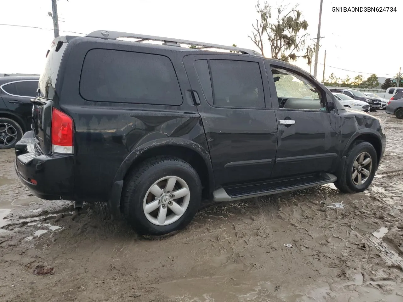 2011 Nissan Armada Sv VIN: 5N1BA0ND3BN624734 Lot: 73459664