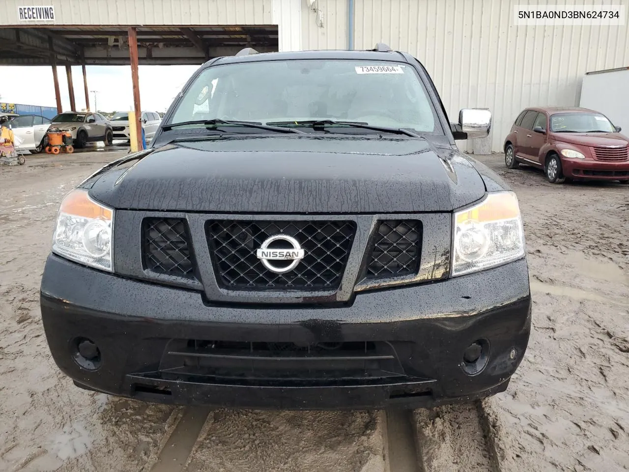 2011 Nissan Armada Sv VIN: 5N1BA0ND3BN624734 Lot: 73459664