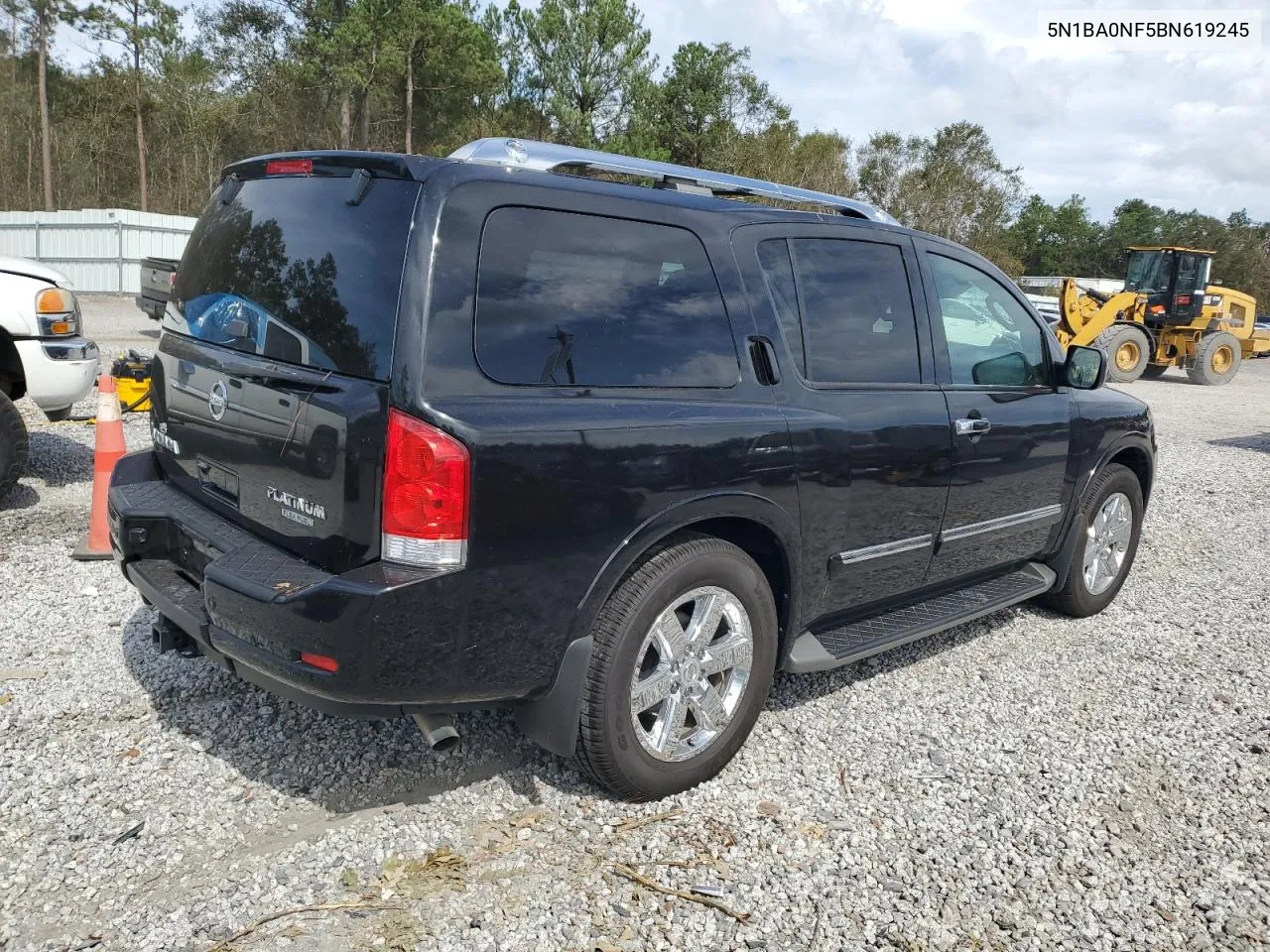 2011 Nissan Armada Platinum VIN: 5N1BA0NF5BN619245 Lot: 74610554