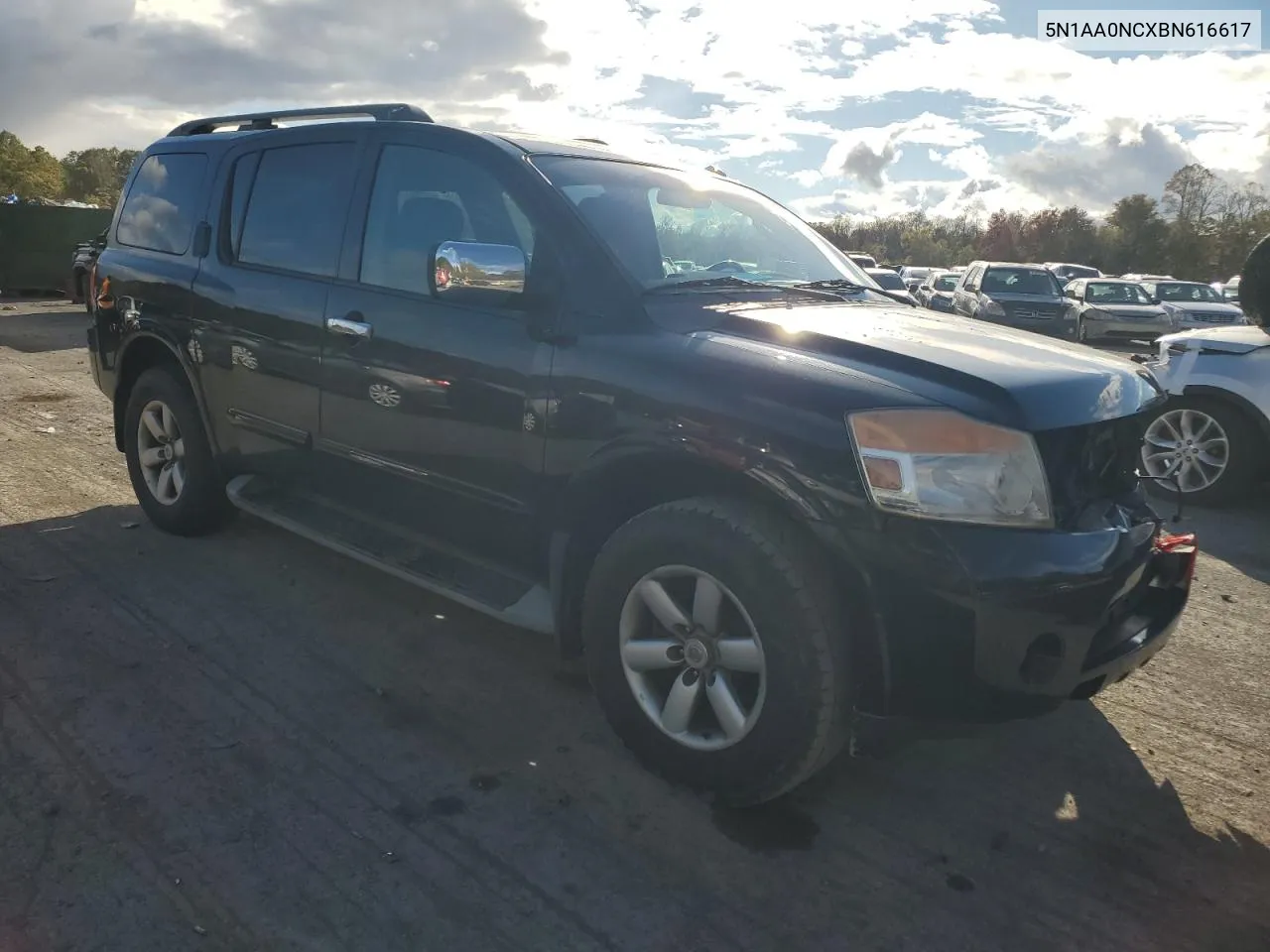 2011 Nissan Armada Sv VIN: 5N1AA0NCXBN616617 Lot: 76093824