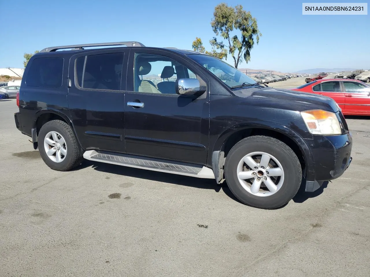 2011 Nissan Armada Sv VIN: 5N1AA0ND5BN624231 Lot: 76145374