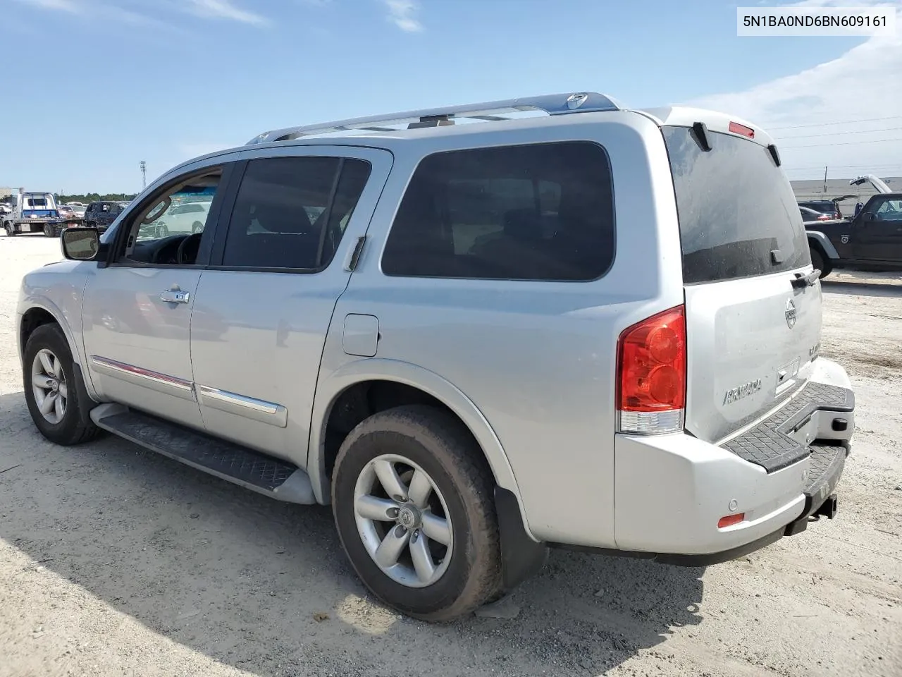 2011 Nissan Armada Sv VIN: 5N1BA0ND6BN609161 Lot: 76185794