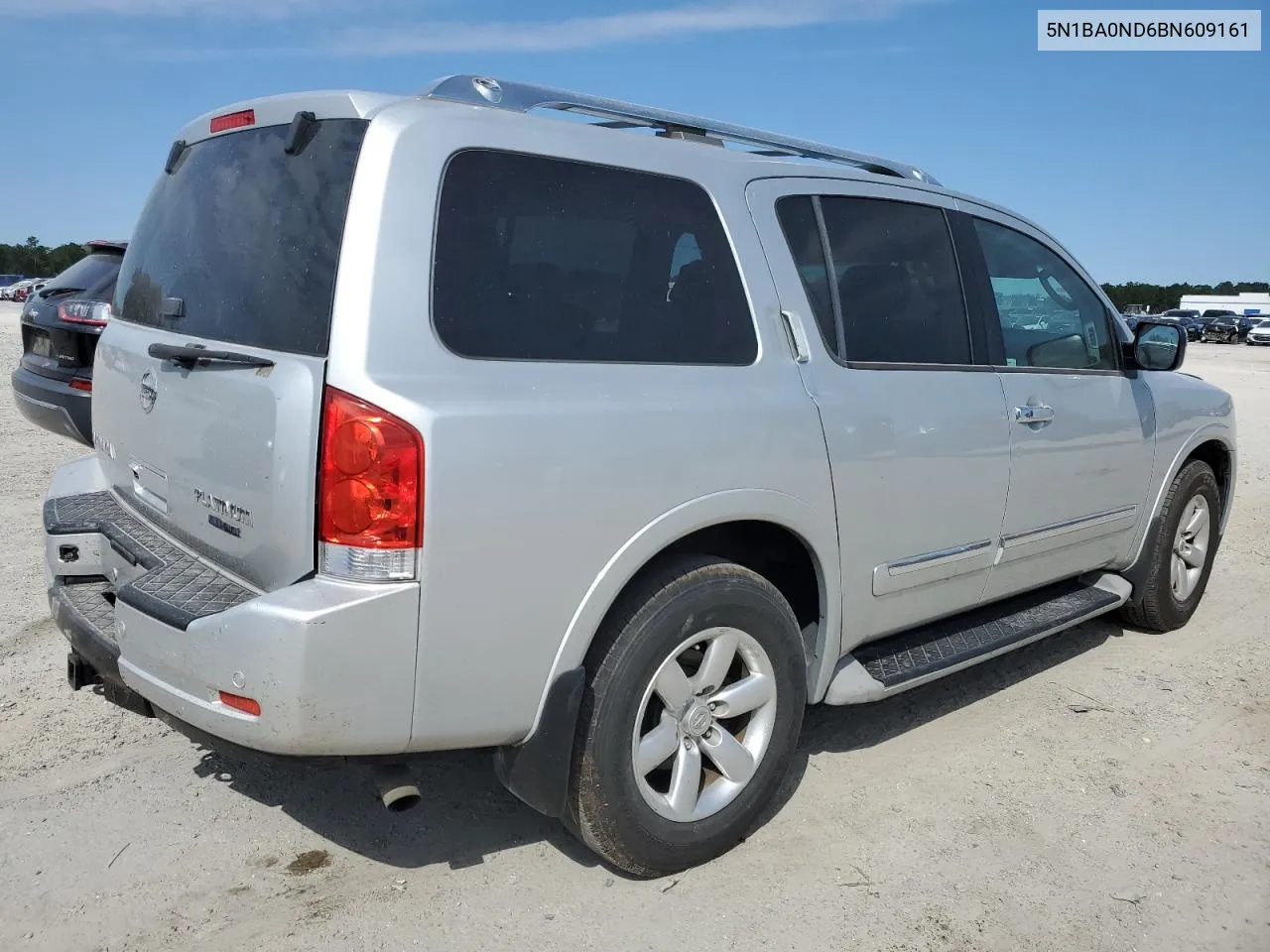 2011 Nissan Armada Sv VIN: 5N1BA0ND6BN609161 Lot: 76185794