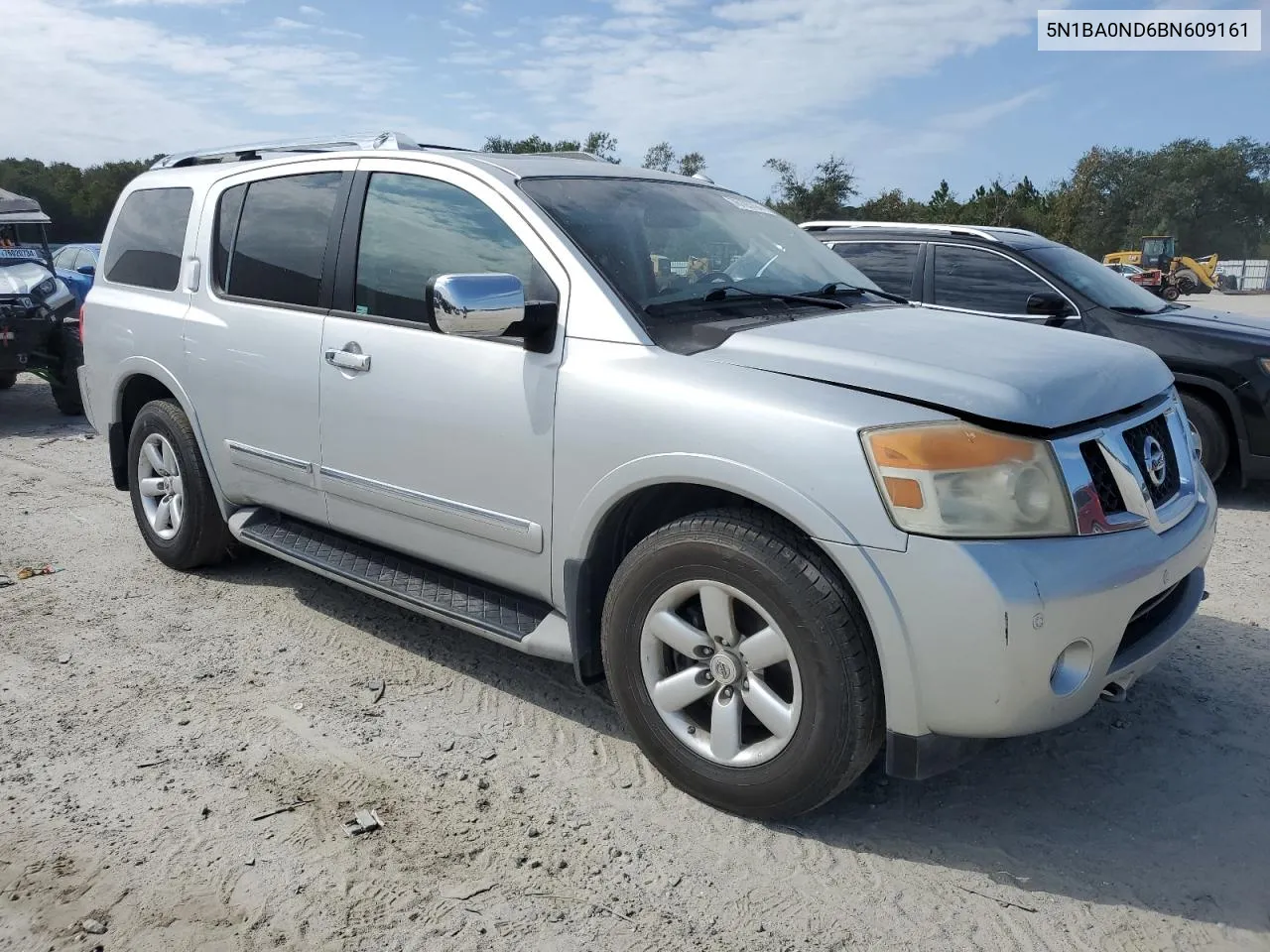 2011 Nissan Armada Sv VIN: 5N1BA0ND6BN609161 Lot: 76185794