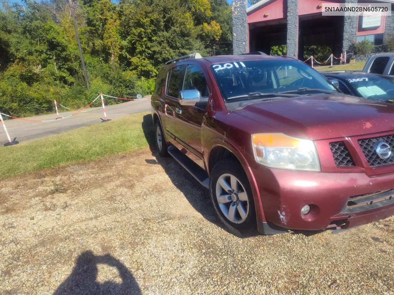 2011 Nissan Armada Sv VIN: 5N1AA0ND2BN605720 Lot: 77016574