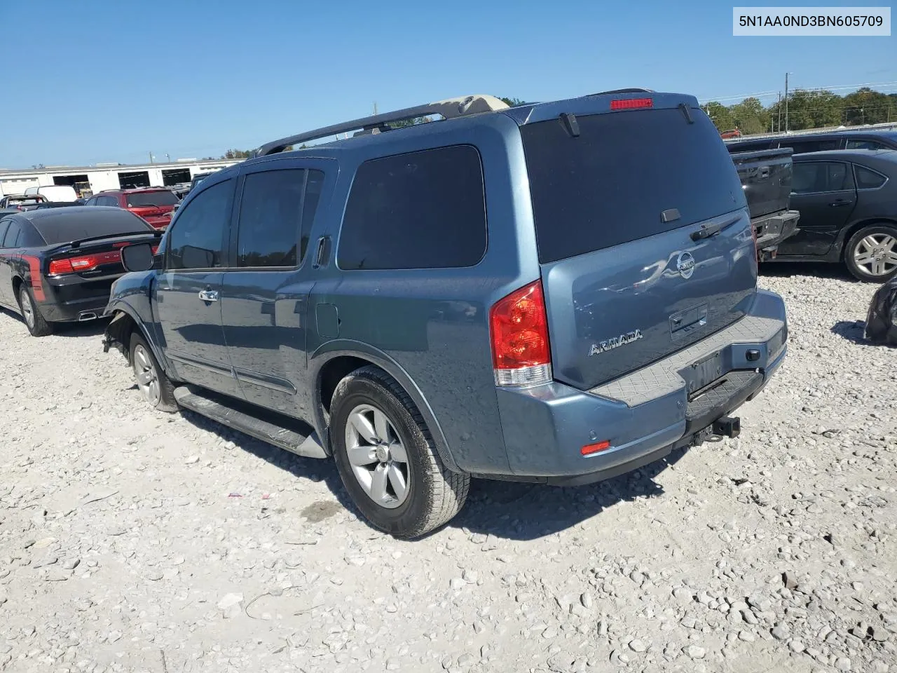 2011 Nissan Armada Sv VIN: 5N1AA0ND3BN605709 Lot: 77182714