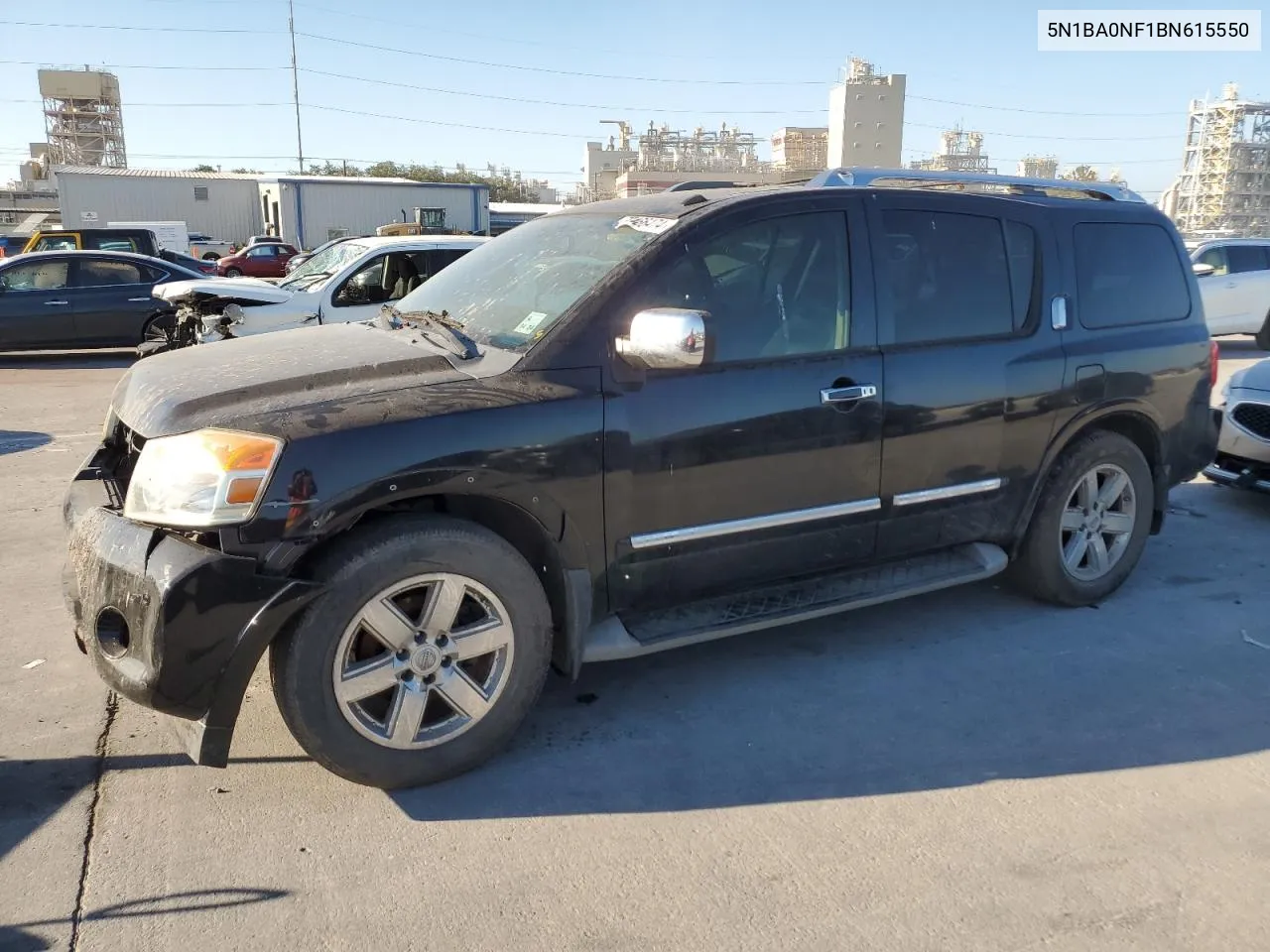 2011 Nissan Armada Platinum VIN: 5N1BA0NF1BN615550 Lot: 77466474