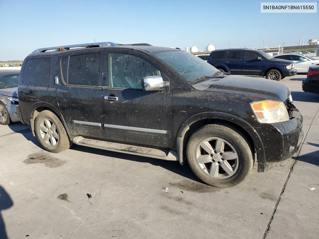 2011 Nissan Armada Platinum VIN: 5N1BA0NF1BN615550 Lot: 77466474