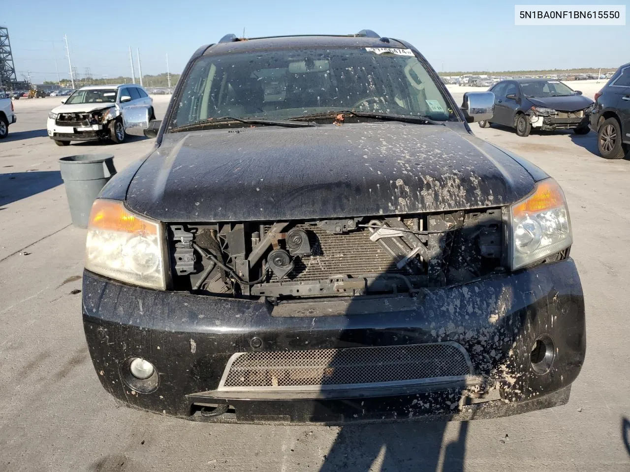 2011 Nissan Armada Platinum VIN: 5N1BA0NF1BN615550 Lot: 77466474