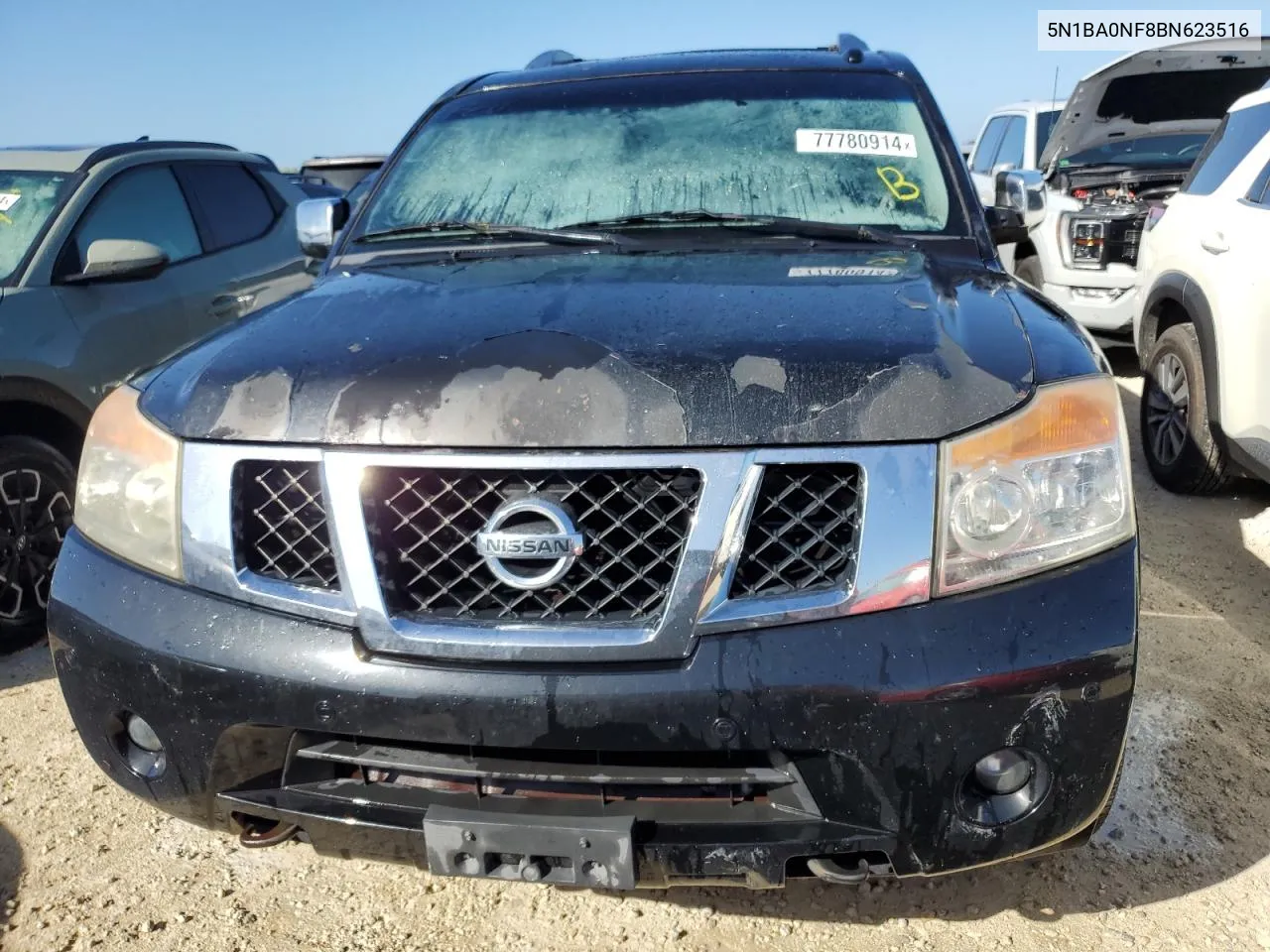 2011 Nissan Armada Platinum VIN: 5N1BA0NF8BN623516 Lot: 77780914